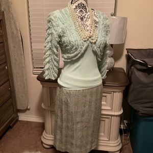 Skirt and sweater set